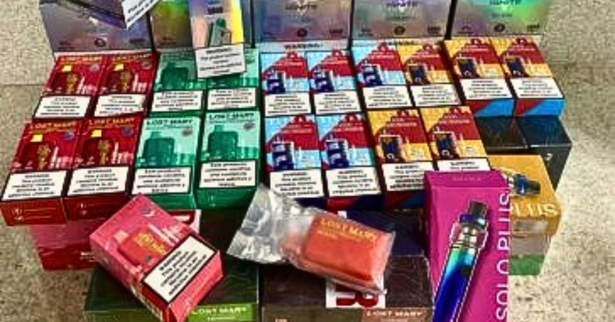 被查獲的電子煙