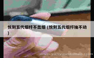 悅刻五代會卡煙彈 (悅刻五代的煙彈)