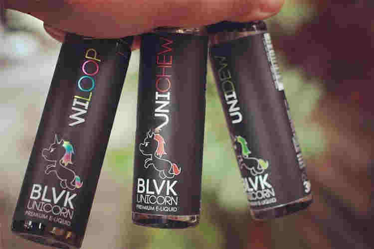 黑獨角獸水果味電子蒸汽煙大煙霧專用煙油(圖4)