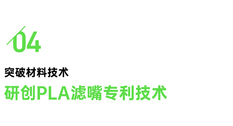 PLA濾嘴|優越性能只為更安全的愉悅體驗